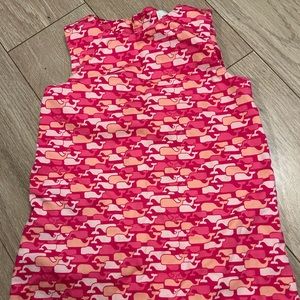 Girl’s Vineyard Vines Pink and Orange Shift Dress 2t